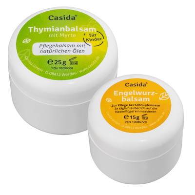Casida GmbH ENGELWURZBALSAM & Thymianbalsam m.Myrte Kinder Set 40 g 16398217