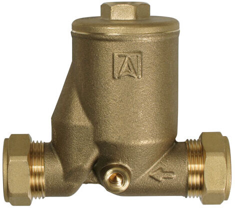 Séparateur d'air Afriso 77851 max. 6 bar, jusqu'à 150 °C, raccord à vis avec bague de serrage d= 22 mm