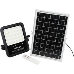 LX SO400130 - Solarstrahler, LED Fluter, Akku, 6W, 550lm, 6500K, IP65
