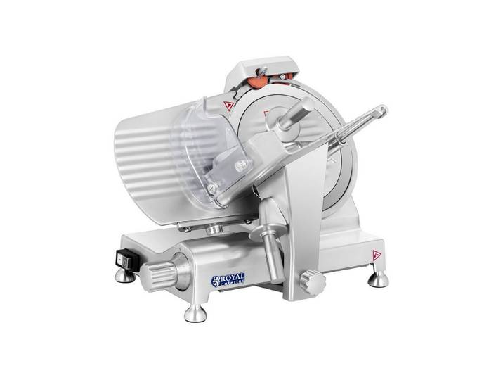 Royal Catering Allesschneider Aufschnittmaschine 0 - 12 mm Ø 250 mm Schneidemaschine 180 W 300 U/min, 180 W
