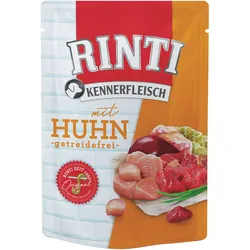 RINTI Kennerfleisch PB 400 Gramm Hundenassfutter 20 x 400 Gramm Huhn