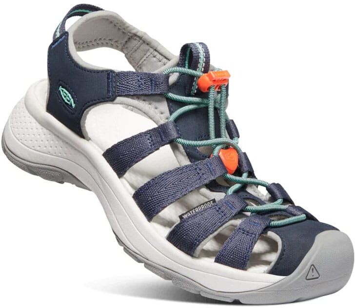 Keen Women's Astoria West -sandaalit (naiset) - Naval Academy/Reef Waters, 41
