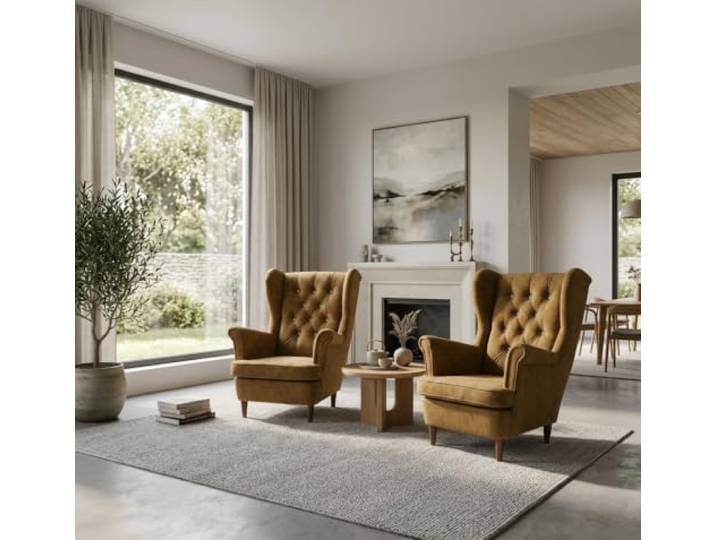 Family Meble 2er-Set Ohrensessel Gaja Aura – Variante Gaja Monolit 9