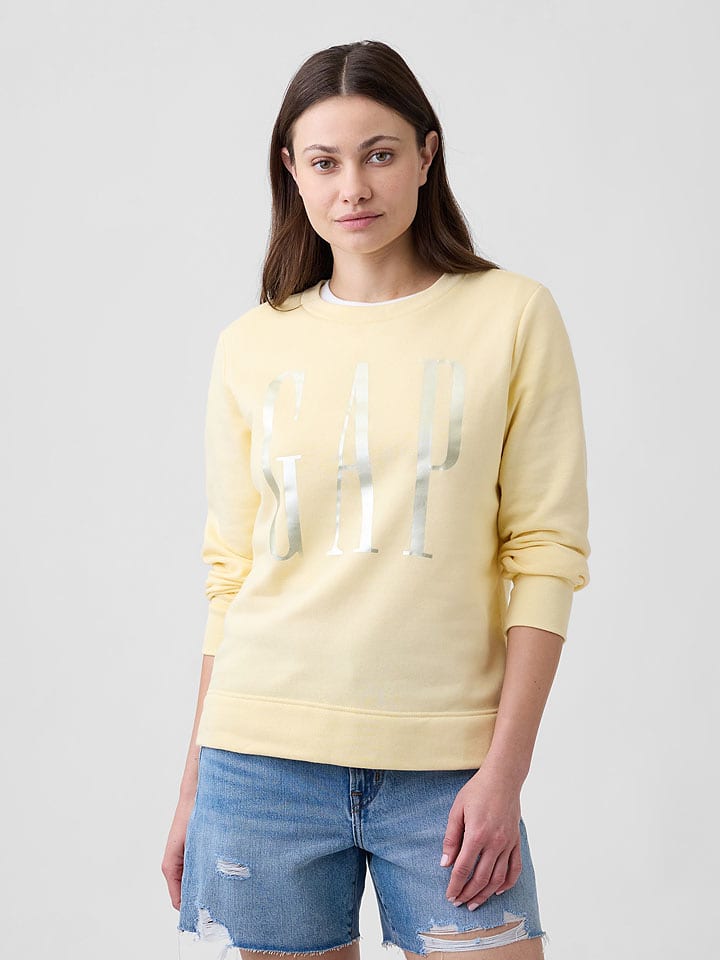 GAP Sweatshirt in Gelb - M