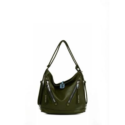 Handtasche BAGMORI "BAG mori Bag Bagmori Bag Bag", Damen, Gr. onesize, grün (khaki), Obermaterial: 100% Polyethylen, Taschen Handtasche