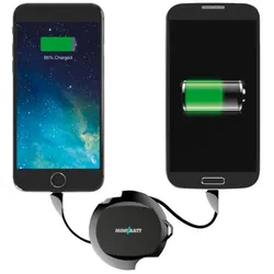 MiniBatt Wireless Charger PowerRING, Wireless Charger, Schwarz