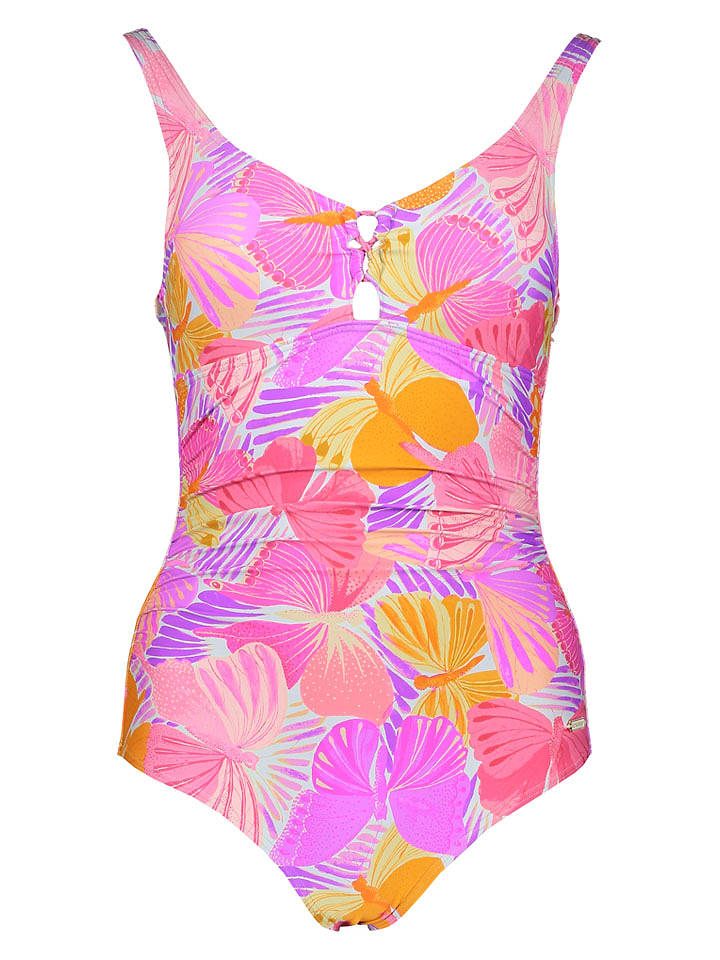 Sunseeker Badeanzug in Lila/ Orange - 40A/B-Cup