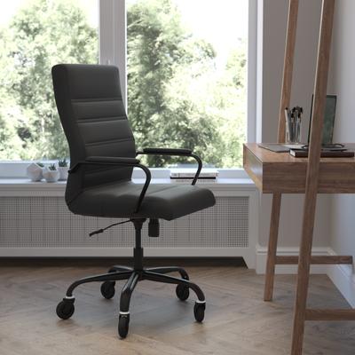 Lancaster Home Executive Chair on Skate Wheels