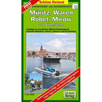 Radwander- und Wanderkarte Müritz, Waren, Röbel, Mirow und Umgebung, Sonstige von Verlag Barthel, Barthel, A, 978-3-89591-174-3