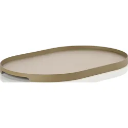 Singles Serviertablett 23 x 35 cm khaki