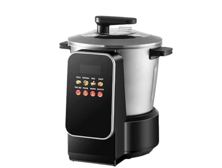 6-Liter-„swallow“-Lebensmittelzubereiter, Fufu-Maschine Für Afrikanische Mit LED-Touchscreen Und Timer, Antihaftbeschichtung; Geeignet Für Nshima, Reis, Suppen, Mixen, Fleischwolf-Funktion