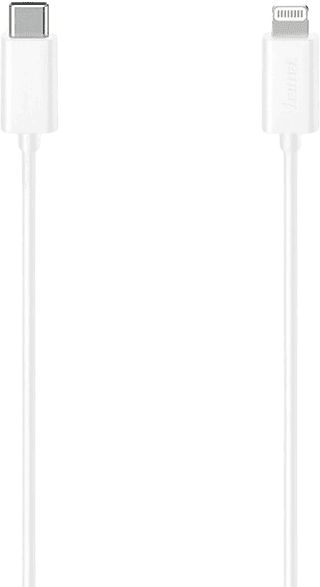 Adaptador - Hama 00200645, De conector Lightning a USB-C, 1.5 m, 480 mbps, Blanco