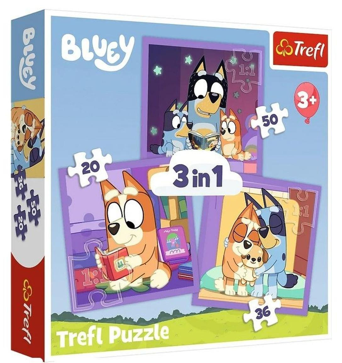 Trefl Bluey 3-in-1 Puzzel 34895