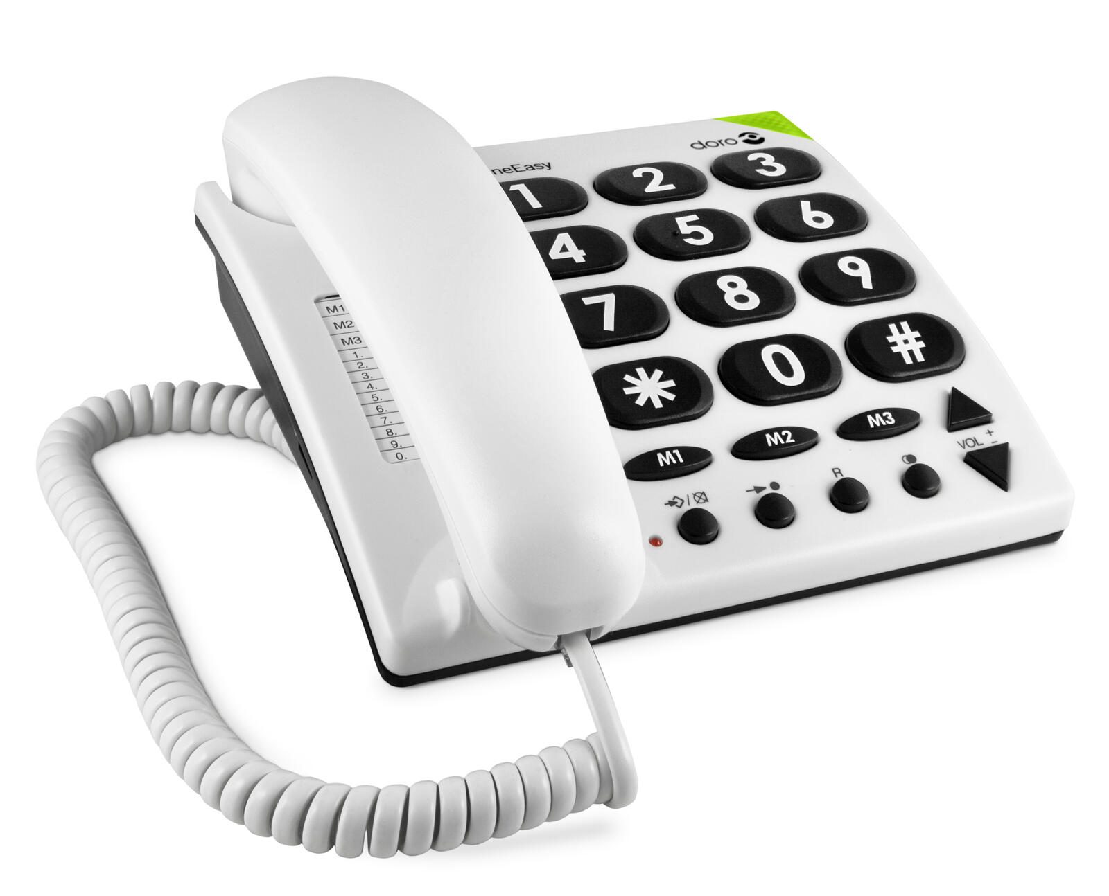 doro Phoneeasy 311c Schnurgebundenes Telefon weiß 38000