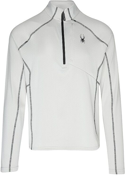 SPYDER Herren Unterzieh Zipshirt Gridweb Fleece grau   L M