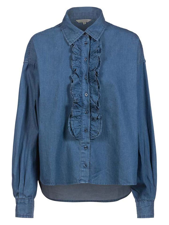 Herrlicher Jeans-Hemd in Dunkelblau - XL