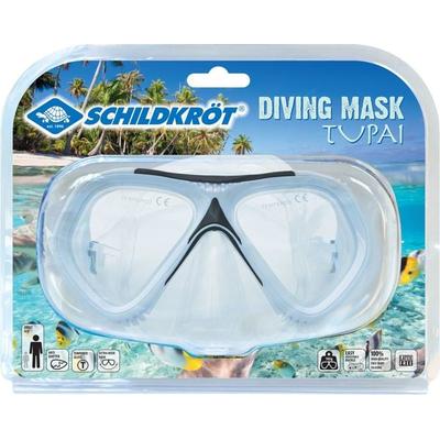 Tauchmaske TUPAI Adult im PET-Blister, transp.,white,black