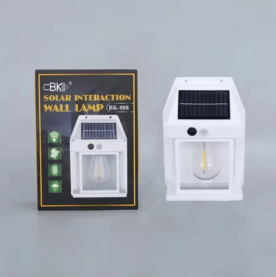Inspire Curations Solar Motion Sensor Wall Light Waterproof Outdoor Tungsten Lantern dk888(white)