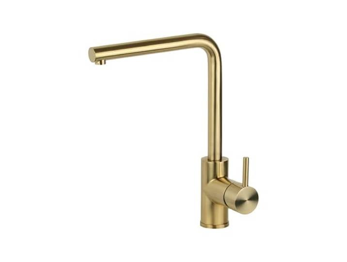 Pollini Acqua Design - Küchenarmatur aus Edelstahl Farbe PVD Gold gebürstet mit schwenkbarem Auslauf NF0003C - RUB13284 - PVD Gold gebürstet