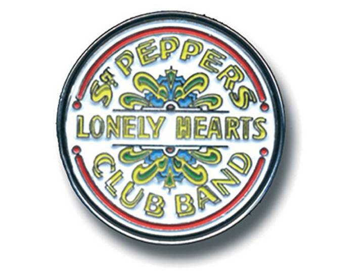 Beatles Sgt Pepper Drum Medium Pin Badge