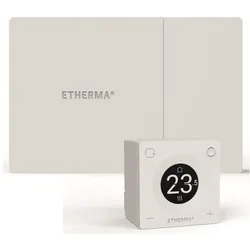 Etherma Set bestehend ET-SMARTSET-TH-W aus Funkempfänger u.Funkthermostat 46725, Zubehör Heizen