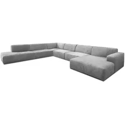 CASEDO Wohnlandschaft Valencia Cord Grau Grey