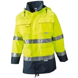 FORMAT Warnschutzparka Gr. 3XL gelb/marine