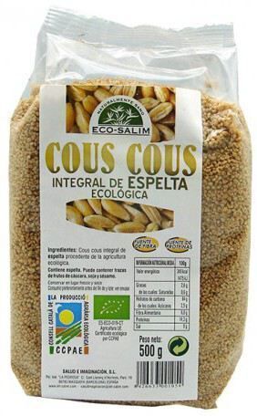 ECO-SALIM Cus Cus Espelta Integral Eco 500 gr 500 gr