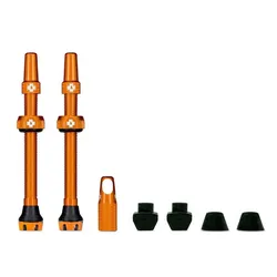 Muc Off Fahrradventile Tubeless Valve Kit V2 orange 44mm