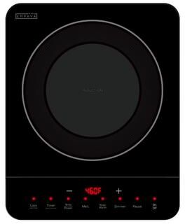 Empava 11-in Portable Single Heating Element 1800-W Countertop Induction Cooktop in Black 120-V - 11 inch