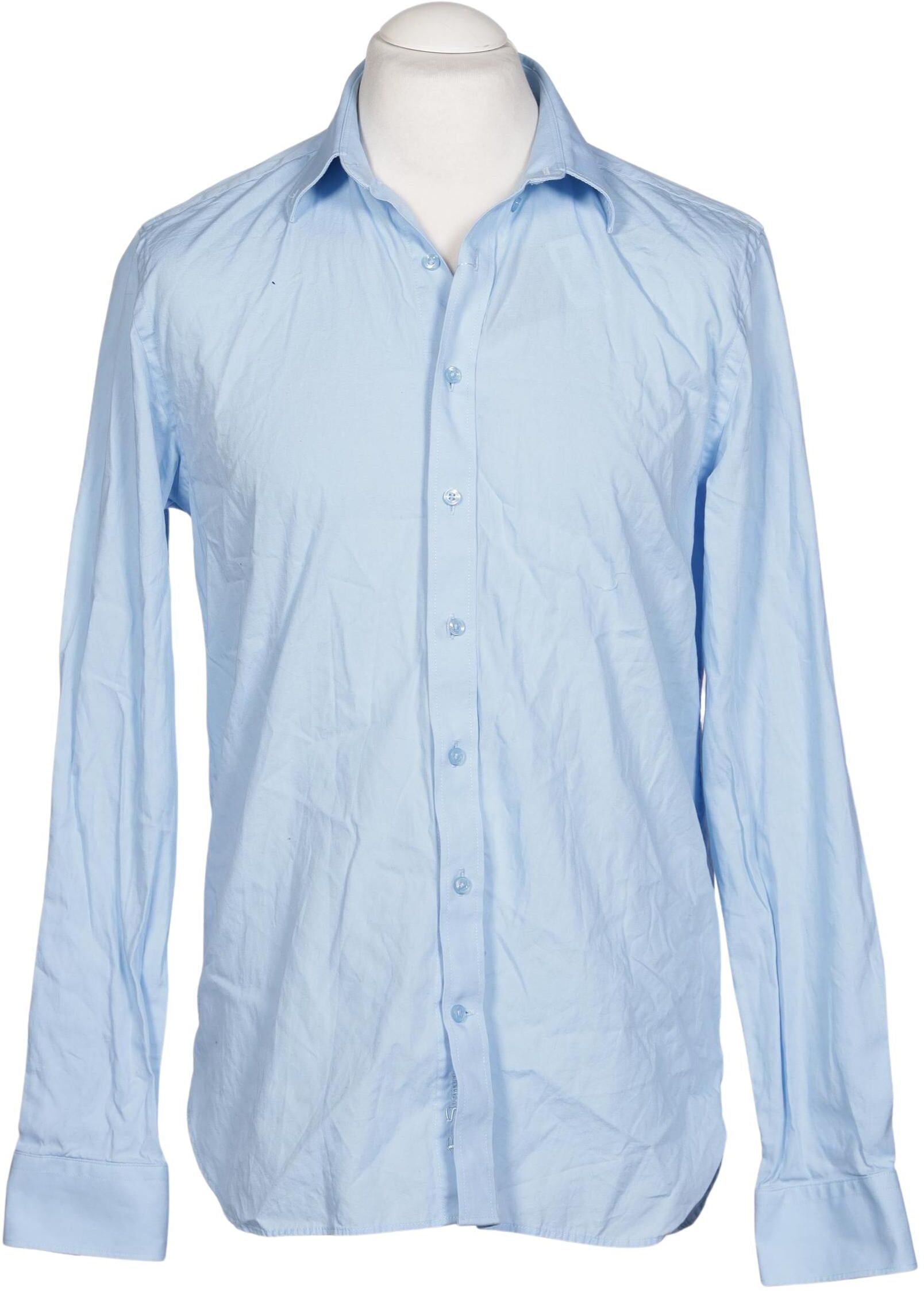 Ben Sherman Herren Hemd, Hellblau, Gr. M, Baumwolle - Second Hand