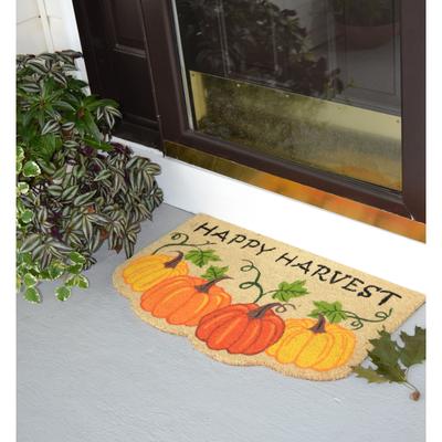 Imports Décor Happy Harvest Outdoor Coir Non Skid Doormat