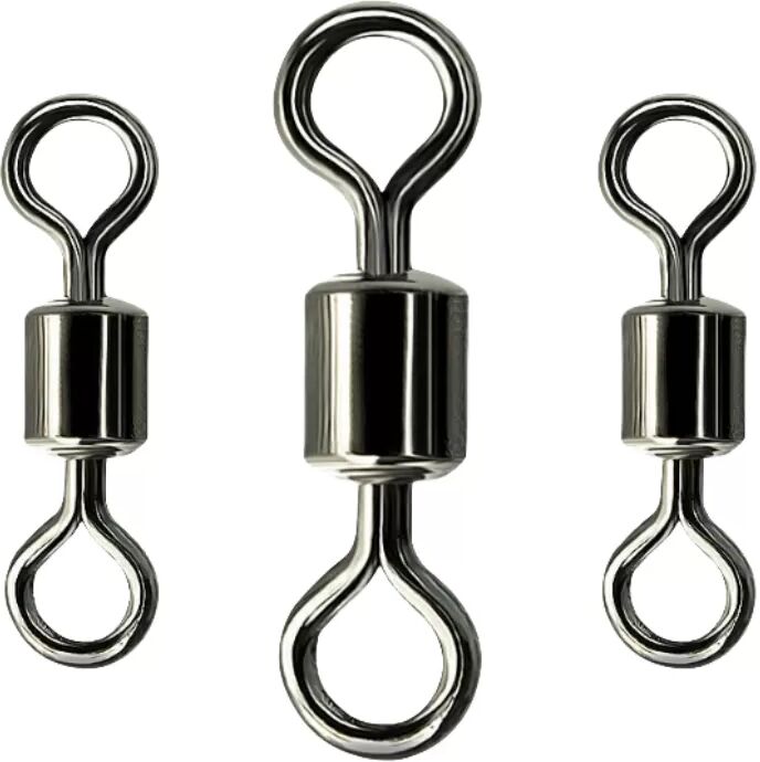 INF Connecteur de ligne de pêche, connecteur à anneau en forme de 8 en acier au carbone 4  model 2