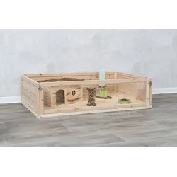 TRIXIE Indoor Gehege, Meerschw., Holz/Kunsstoff, 114 × 30 × 74 cm