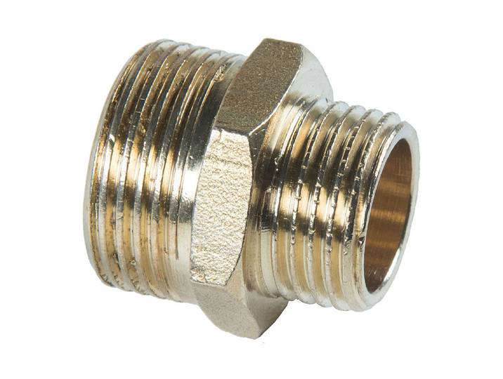 Cornat Messing-Reduziernippel 3/4 × 1/2