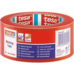 tesa Bodenmarkierungsband tesa Professional Rot 50 mm (B) x 33 m (L) PVC (Polyvinylchlorid) 60760