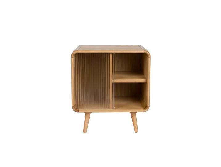 Zuiver Rise Beistelltisch Holz/Glas