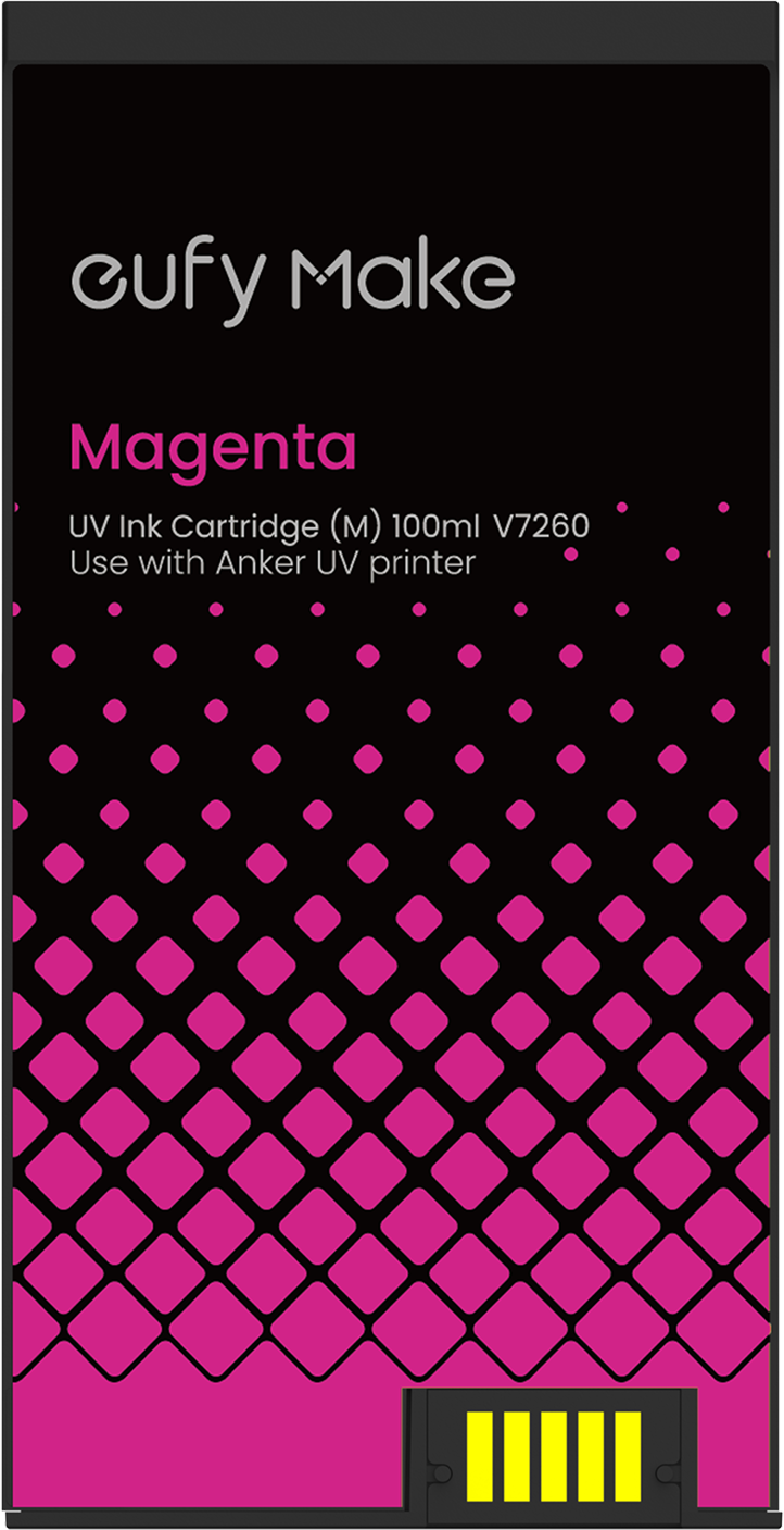 Eufymake UV Ink Cartridge (CMYKWG) for UV Printer