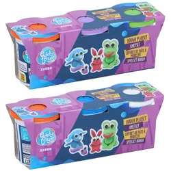 Eddy Toys Knetmasse-Set 3x55g