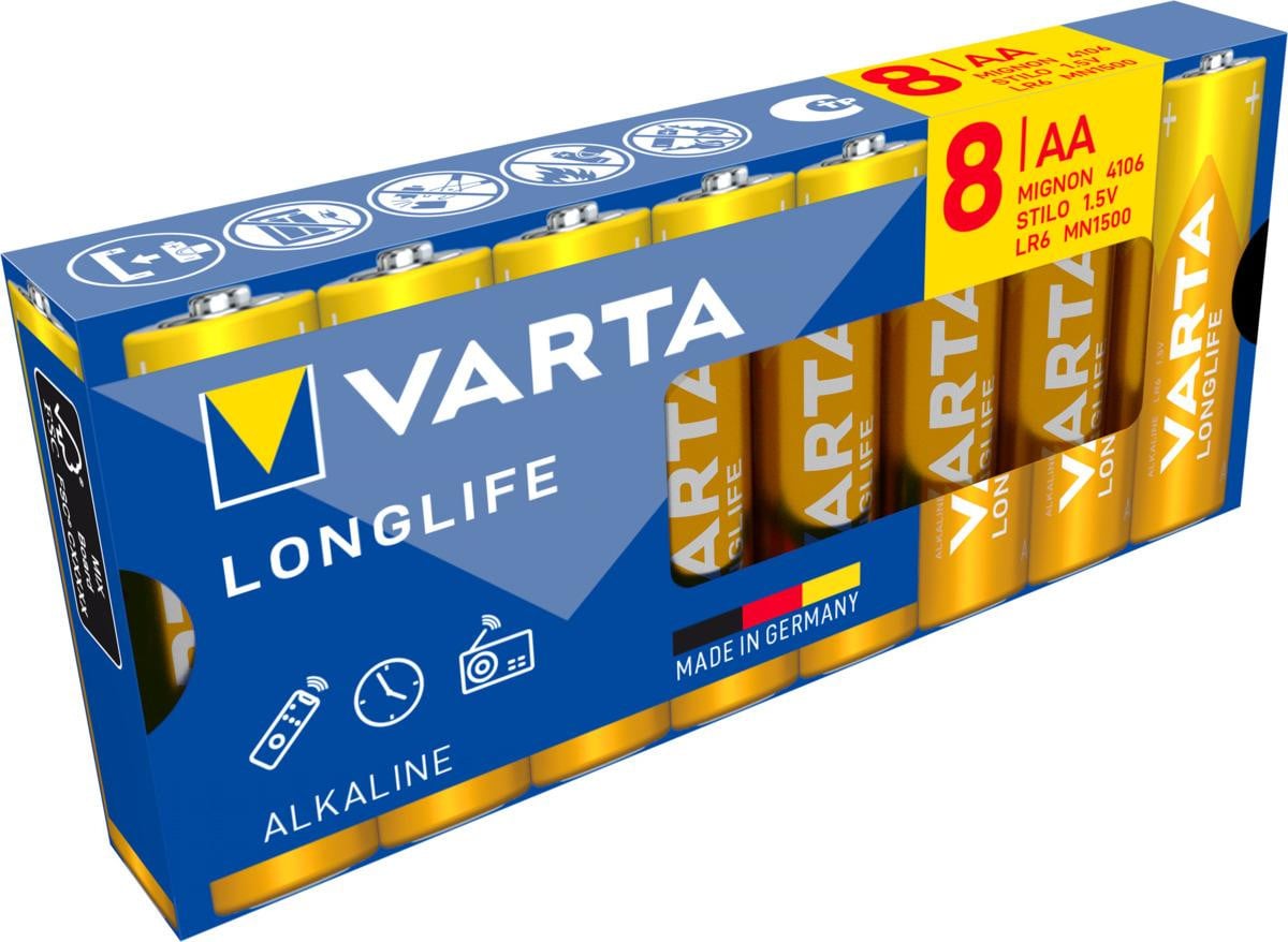 Varta LONGLIFE AA LR6 batterijen