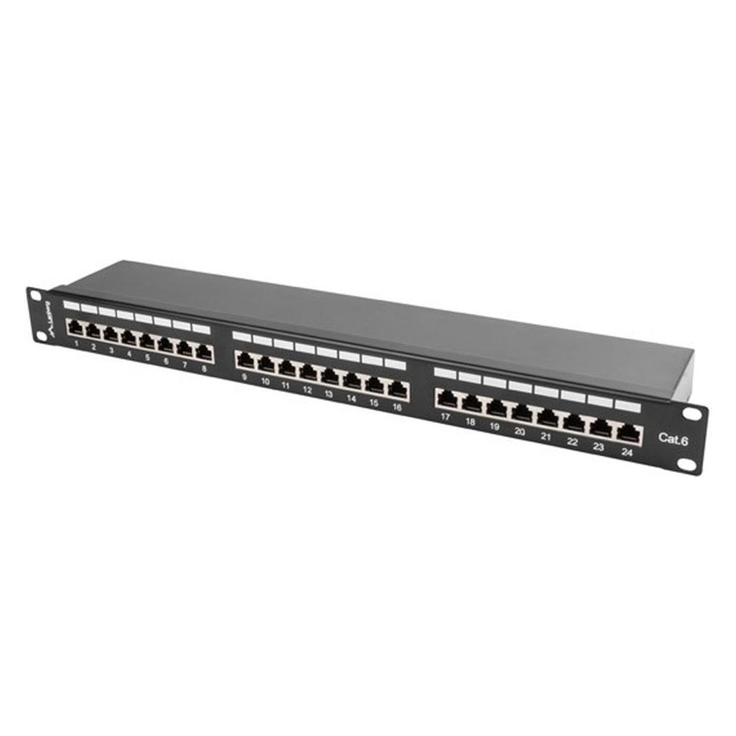 Lanberg PPS6-1024-B Patch Panel 1U (PPS6-1024-B)