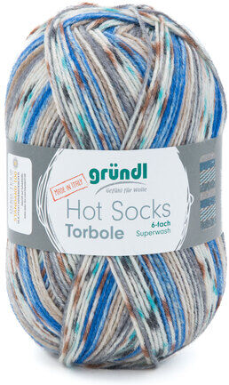 gründl Sockenwolle Hot Socks "Torbole", 6-fach