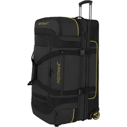 Normani Reisetrolley 120-150 L „Gigaro“ Schwarz/Gelb, Koffer, Schwarz, Gelb