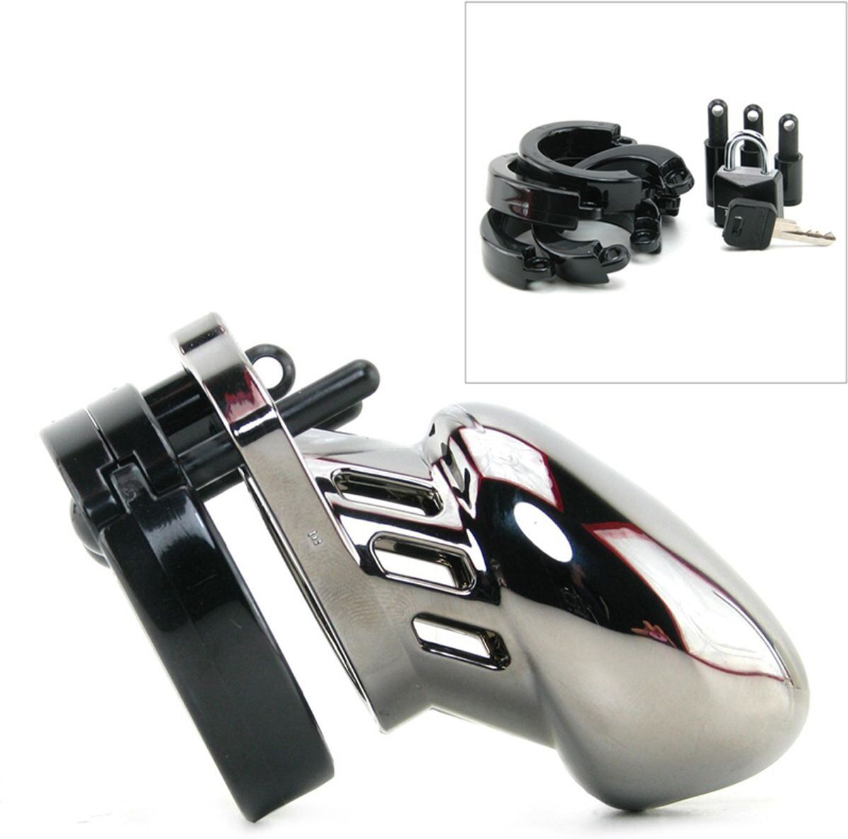 CB-X Cage de chasteté CB-6000S - Chrome - 35 mm