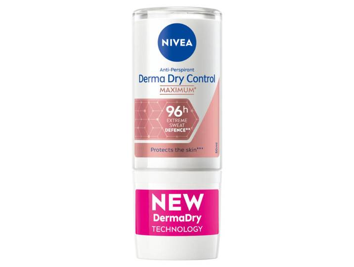 NIVEA Déodorant Femme Aisselles Derma Dry Control 96H Bille 50 ml