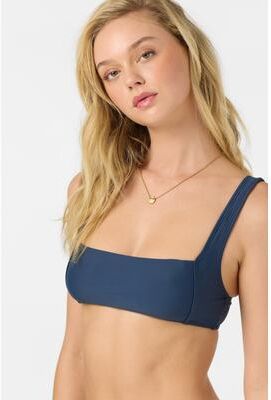 O'Neill s Saltwater Solids Westwater Bikini Tank Bikini Top in Navy, Elastane/Polyamide