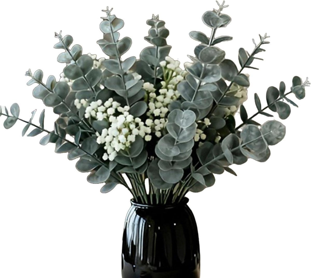 Kunstmatige Eucalyptus Takken - Groen - 33.4 cm