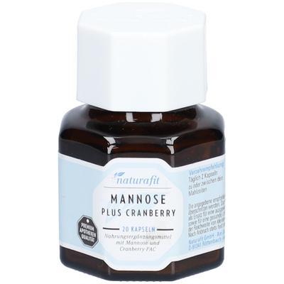 Naturafit Mannose plus Cranberry Kapseln 20 St