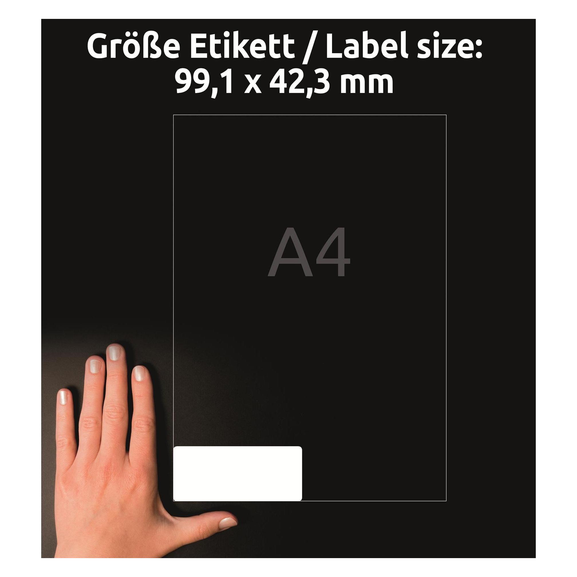 Avery Universal-Etiketten, ablösbar (L4743REV)