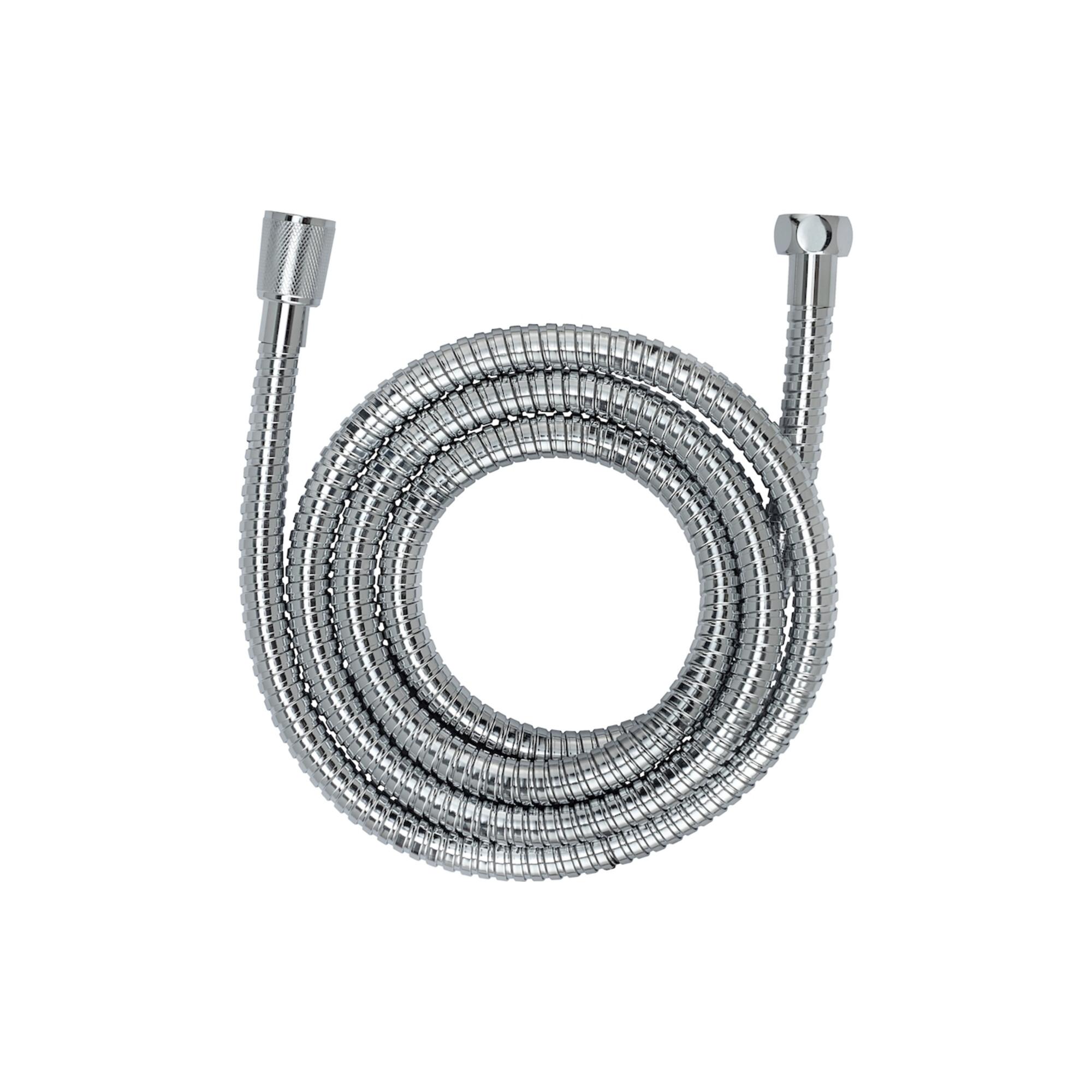 WENKO Duschschlauch EDS 150cm Silber glänzend KTW brass Duschschläuche (24003100)